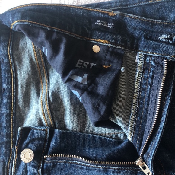 GAP Cheeky Straight Blue Jeans size 10 - Picture 7 of 7